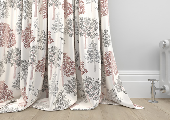 Coppice Faux Silk, Ginger - Made to Measure Curtain - Image 6